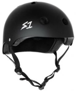 S1 Lifer Matte Black W/ Colored Straps Lifer Helmet Safety Gear