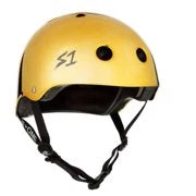 S1 Lifer Gold Mirror Helmet