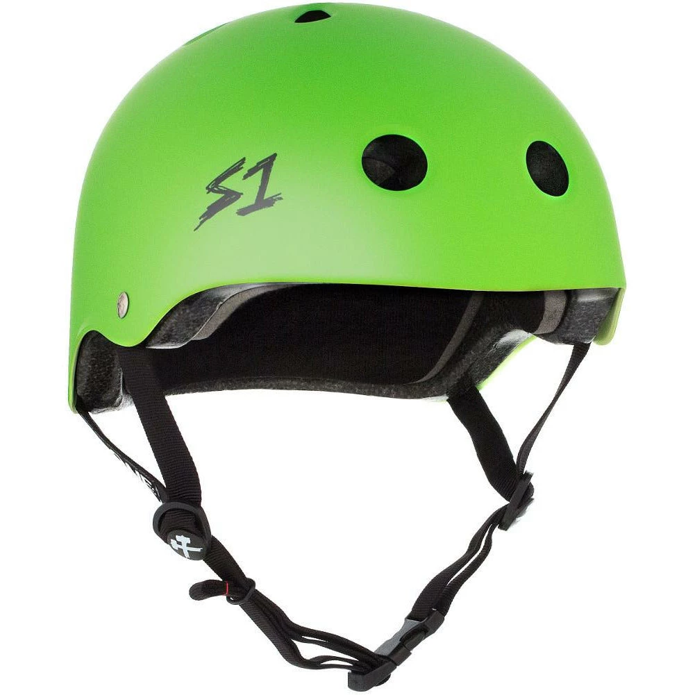 S1 Lifer Bright Matte Green Helmet Safety Gear
