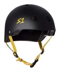 S1 Lifer Matte Black W/ Colored Straps Lifer Helmet Safety Gear