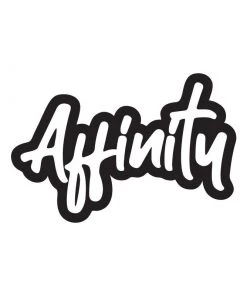 Affinity "Script" Sticker Stickers
