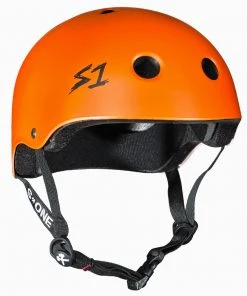 S1 Lifer Matte Orange Helmet Safety Gear