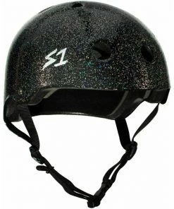 Safety Gear S1 Lifer Black Gloss Glitter Helmet