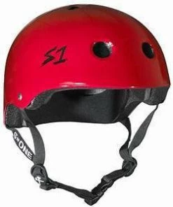 S1 Lifer Bright Gloss Red Helmet Safety Gear