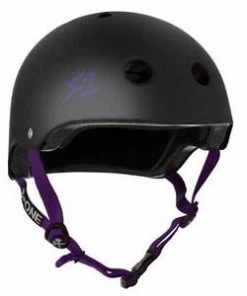 S1 Lifer Matte Black W/ Colored Straps Lifer Helmet Safety Gear